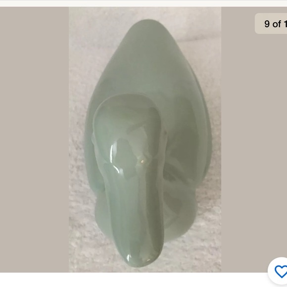 🦆Nora Fenton Deco Contempo Duck🦆Sage/Mint Green, Vintage & Original Owner - Picture 7 of 8